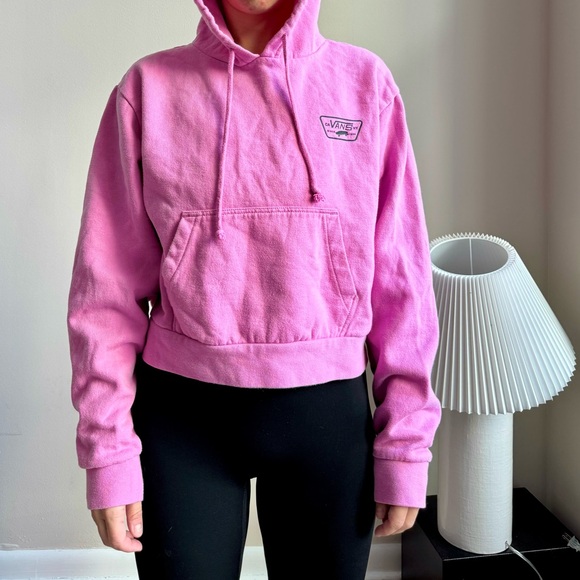 Vans Tops - Vans Classic Logo Pullover Sweatshirt in Pink